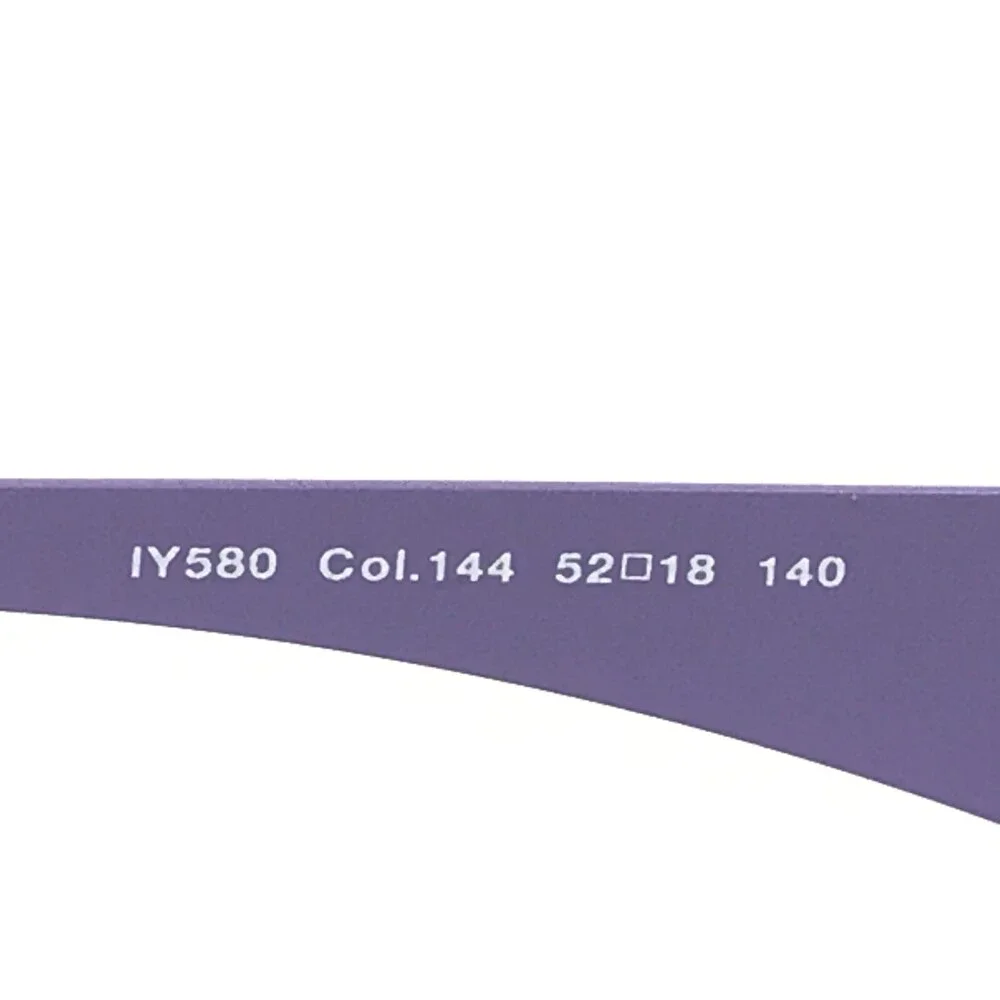 Iyoko-Inyake Eyeglasses Frames IY580 Col. 144 Purple Rectangular 52-18-140
